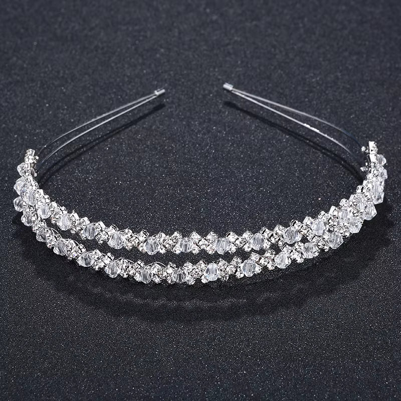 Crystal Rhinestone Wedding Tiara and Crown – Bridal, Pageant, and Prom Accessories for Women
