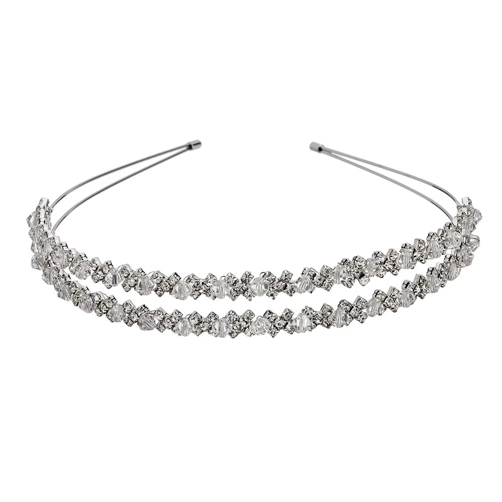 Crystal Rhinestone Wedding Tiara and Crown – Bridal, Pageant, and Prom Accessories for Women