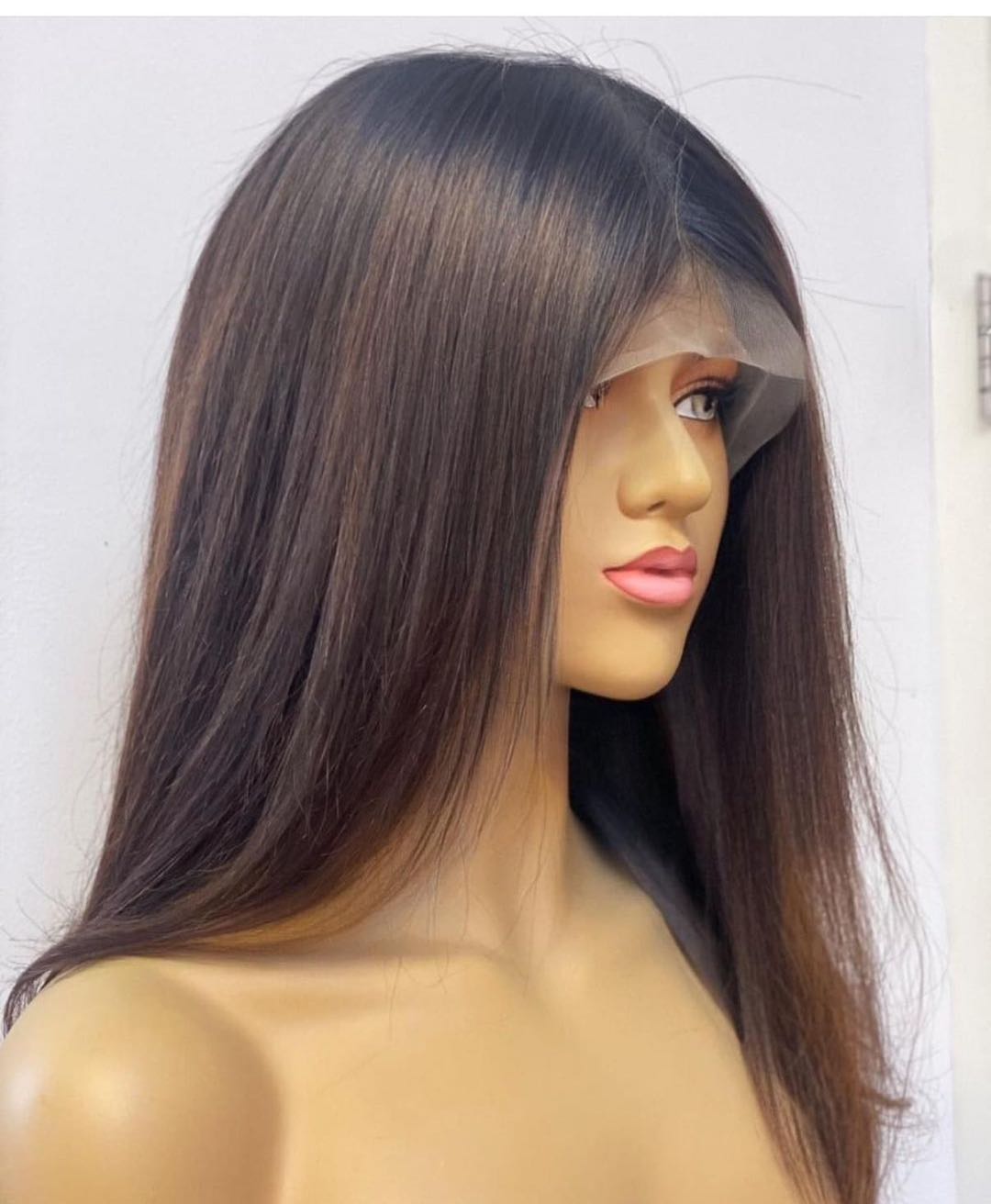 Brown LACE FRONT Wigs, European Hair, High Density (Copy)