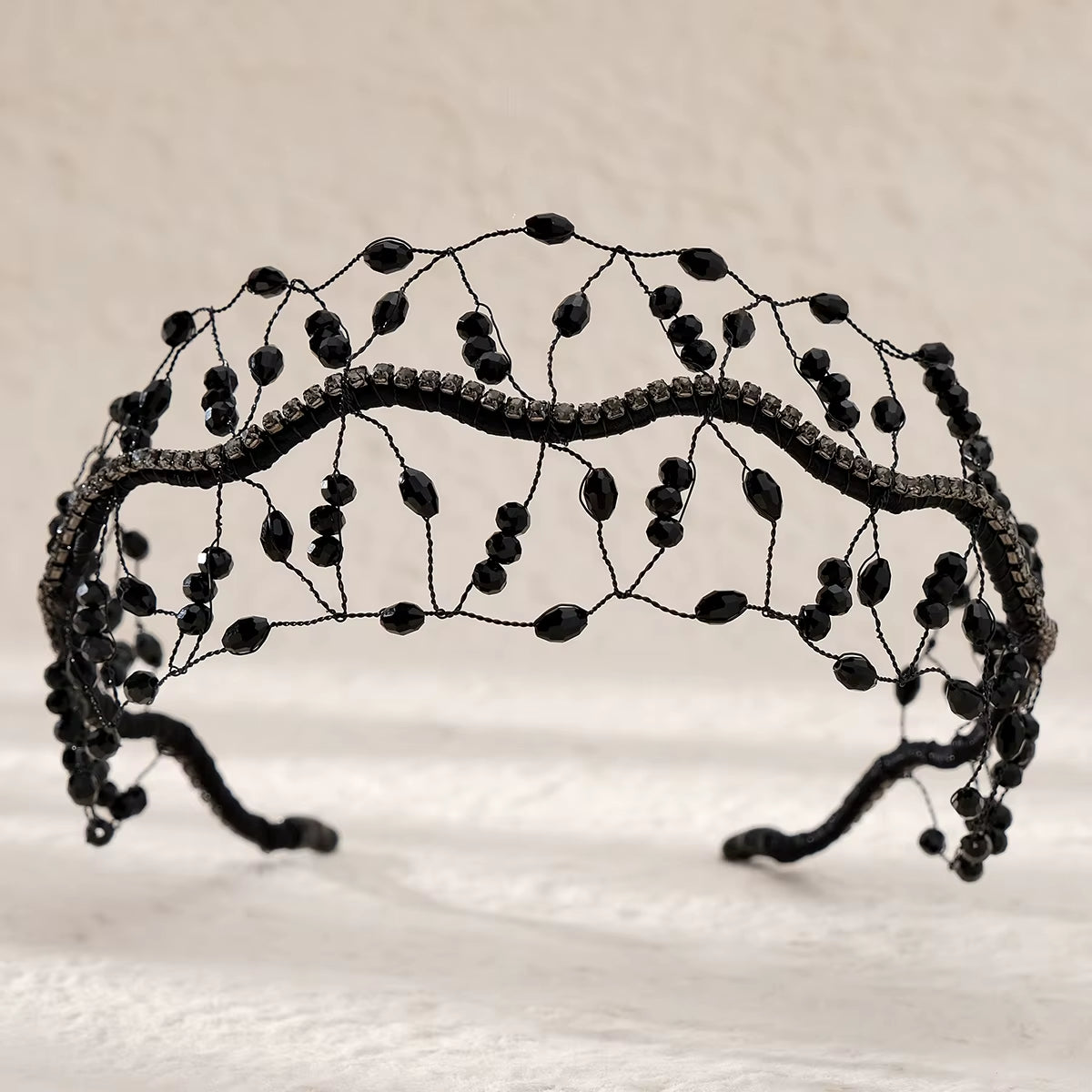 Handmade Crystal Beaded Headband – Multi-Color Childrens and Womens Hair Accessories for Daily Wear