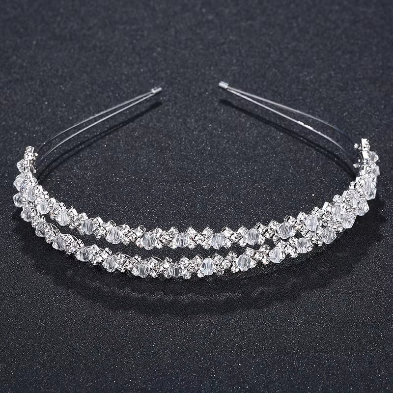 Crystal Rhinestone Wedding Tiara and Crown – Bridal, Pageant, and Prom Accessories for Women