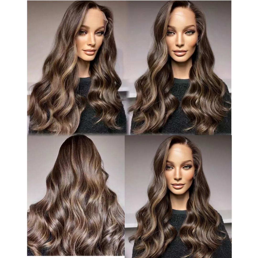 Brown LACE FRONT Wigs, European Hair, High Density (Copy)