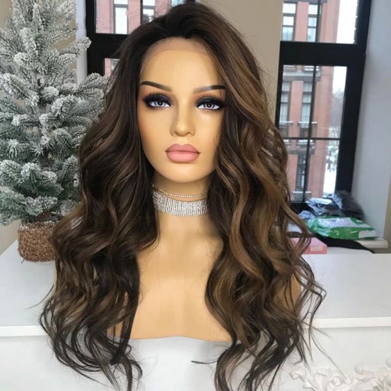 Brown LACE FRONT Wigs, European Hair, High Density (Copy)