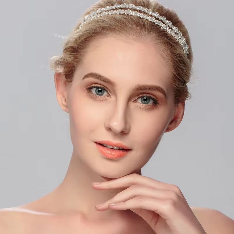 Crystal Rhinestone Wedding Tiara and Crown – Bridal, Pageant, and Prom Accessories for Women