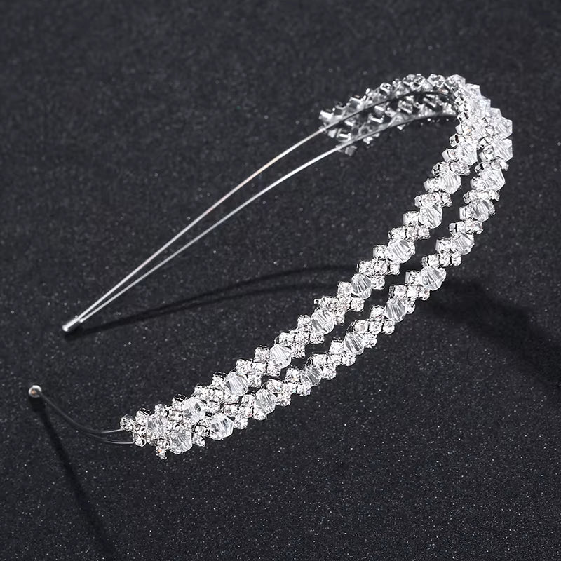 Crystal Rhinestone Wedding Tiara and Crown – Bridal, Pageant, and Prom Accessories for Women