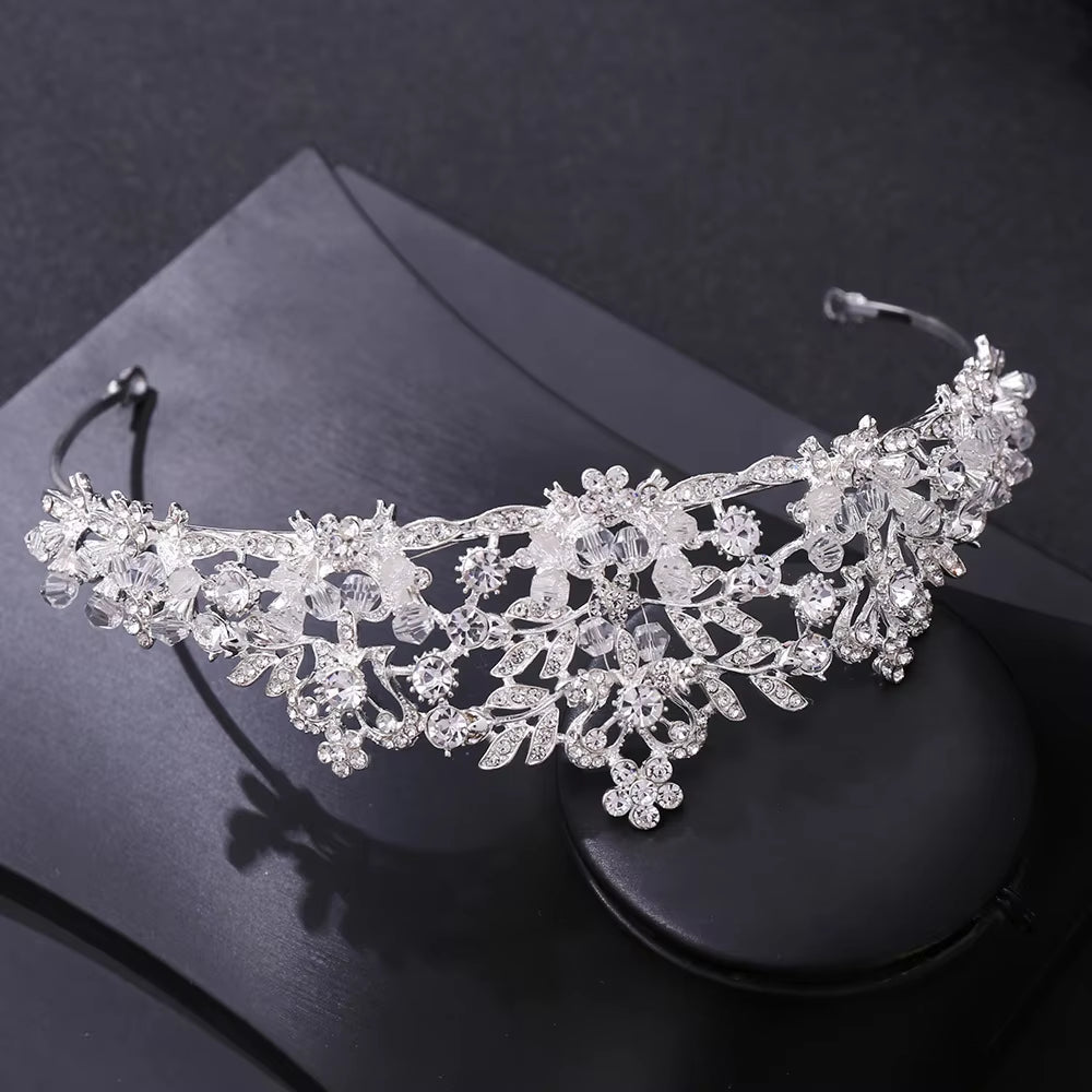 High Quality Wedding Bridal Hair Accessories Rhinestone Crystal Bling Tiaras and Wedding Crown Designer Bride Crown