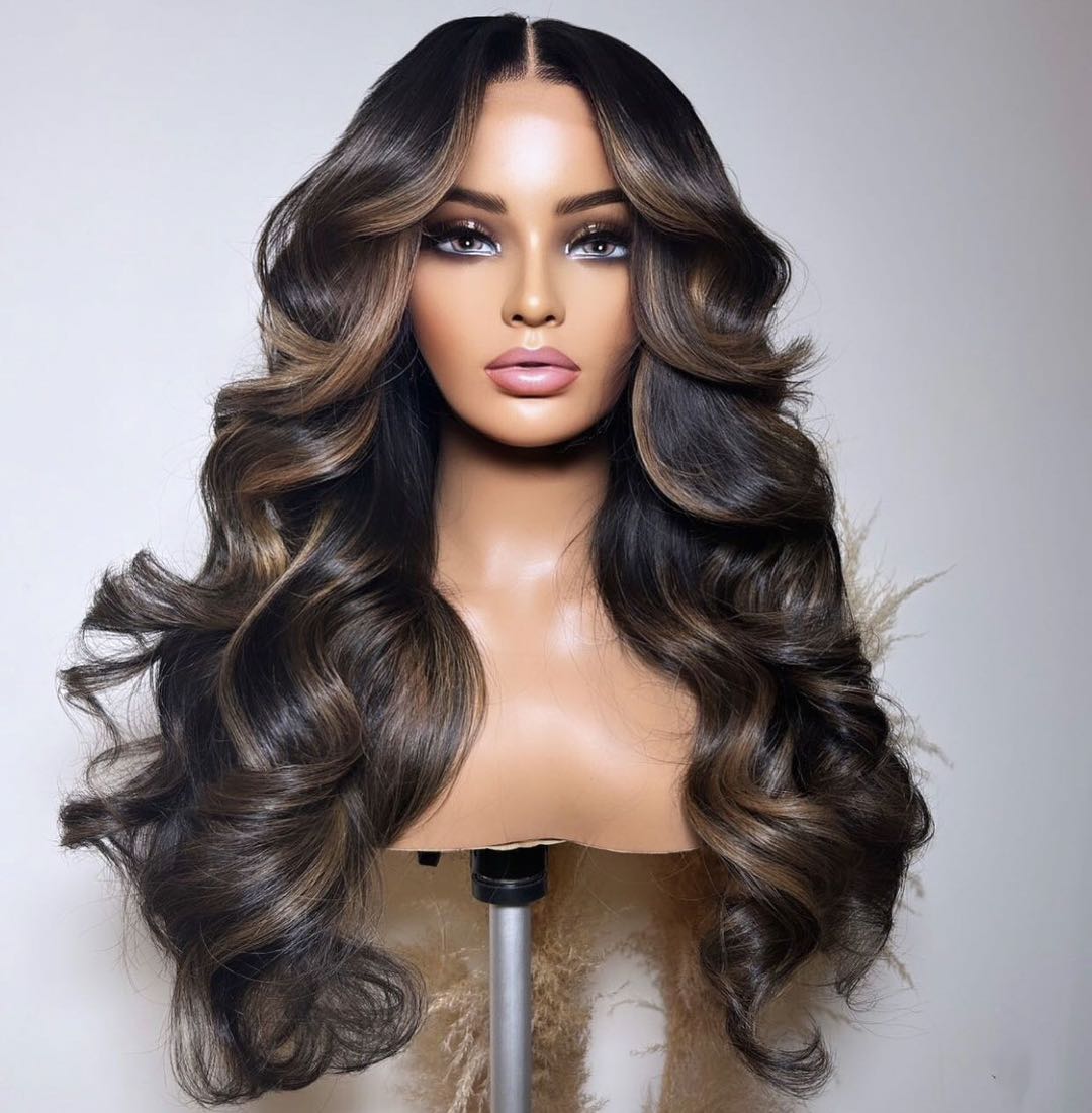 Brown LACE FRONT Wigs, European Hair, High Density (Copy)