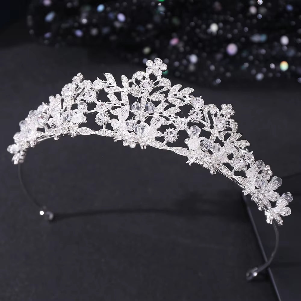 High Quality Wedding Bridal Hair Accessories Rhinestone Crystal Bling Tiaras and Wedding Crown Designer Bride Crown