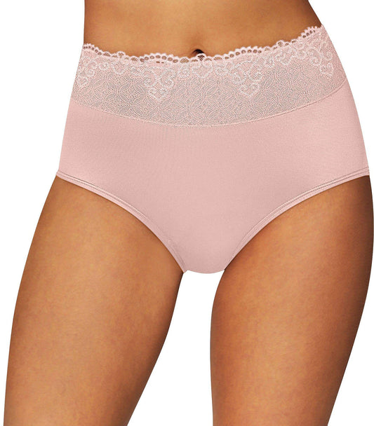 Bali Womens Passion For Comfort Panty Briefs, Sheer Pale Pink, Large US