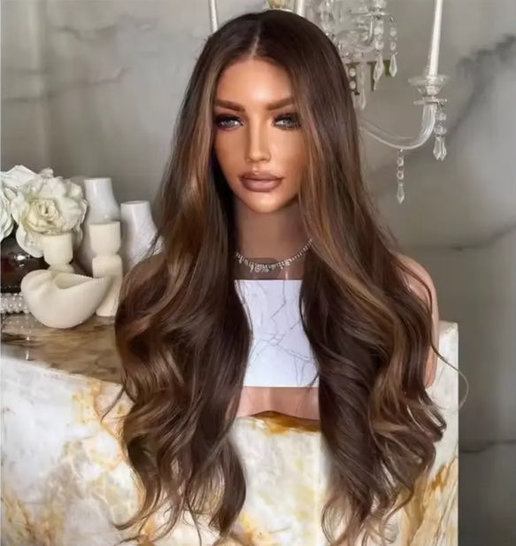 Brown LACE FRONT Wigs, European Hair, High Density (Copy)