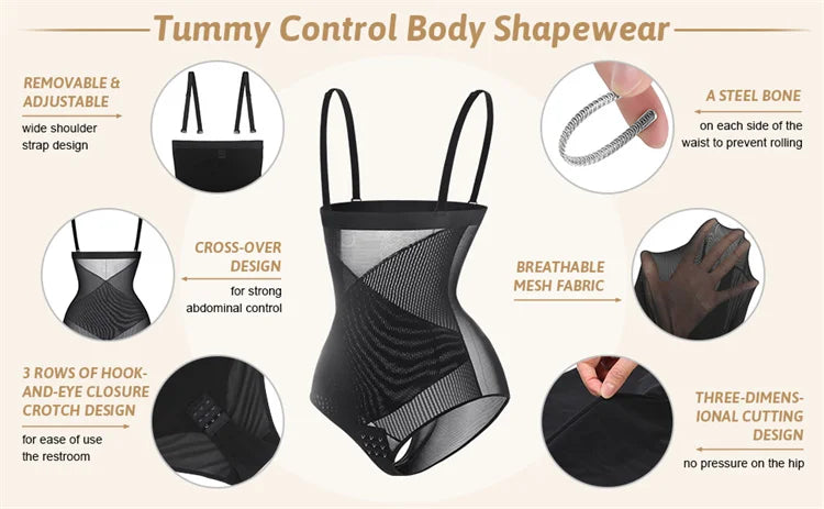 HEXIN Seamless High Waist Tummy Control Shaper 