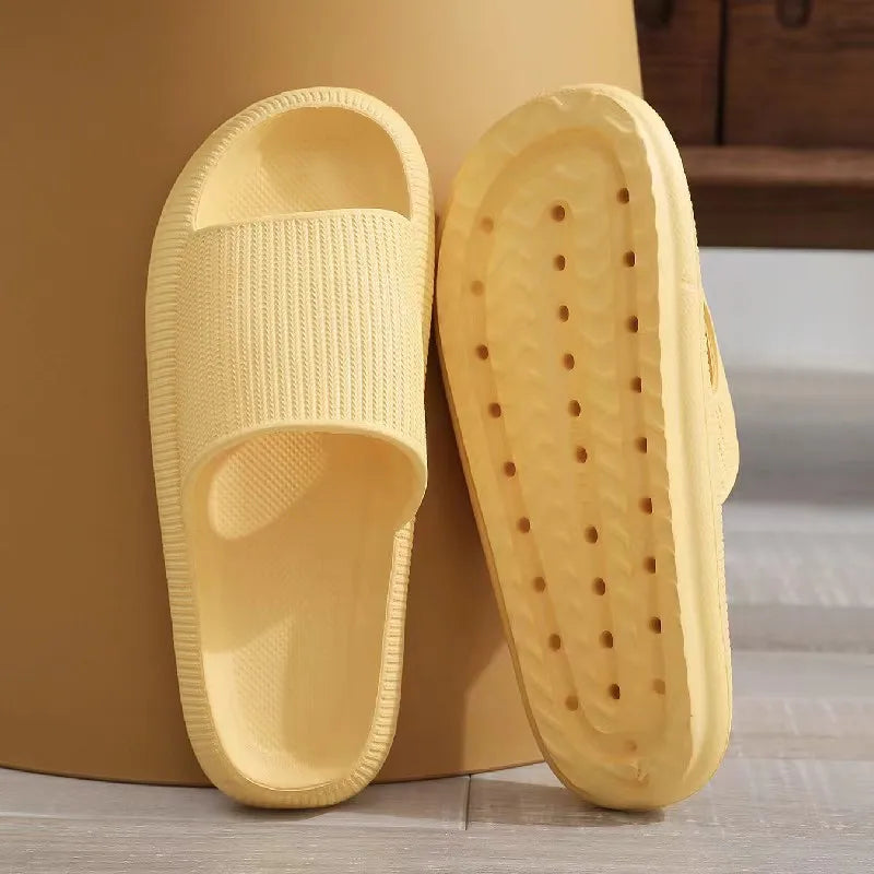 Thick Platform Casual and  Soft EVA Pillow Slides 