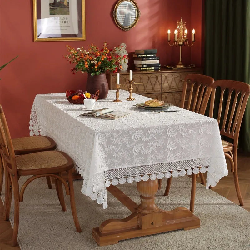 French Lace Tablecloth 