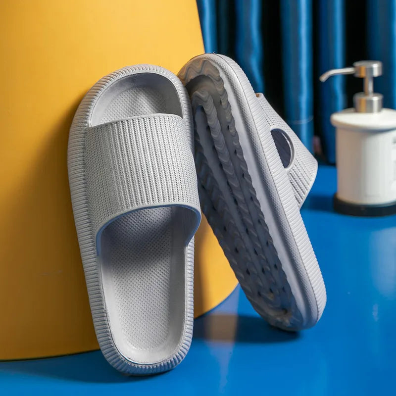 Thick Platform Casual and  Soft EVA Pillow Slides 