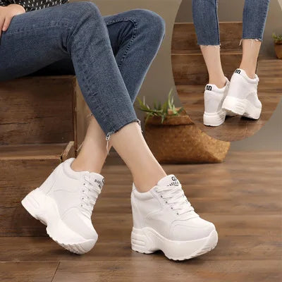 4" White Sneaker, Comfortable- Perfect for Bridal 