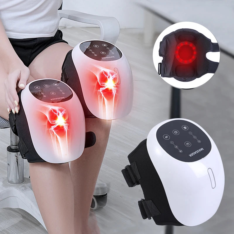 Rechargeable LCD Air Compression Knee Massager