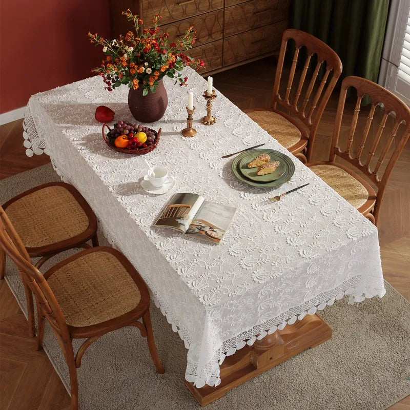 French Lace Tablecloth 