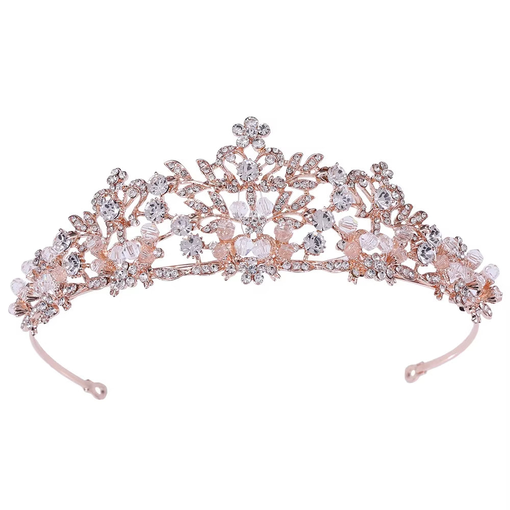 High Quality Wedding Bridal Hair Accessories Rhinestone Crystal Bling Tiaras and Wedding Crown Designer Bride Crown