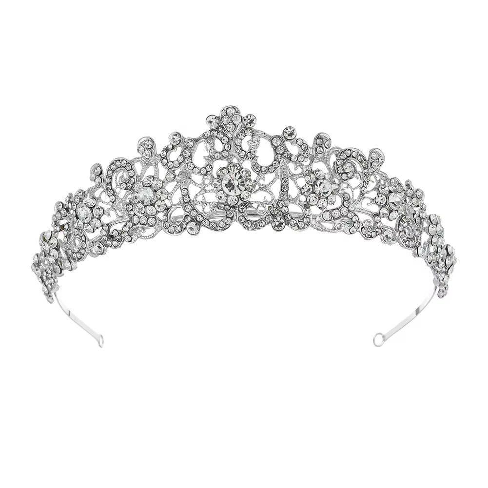 Crystal Princess Crowns Miss World Tiara Hair Accessories Manufacturers China