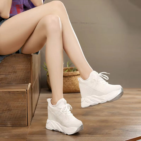 4" White Sneaker, Comfortable- Perfect for Bridal 