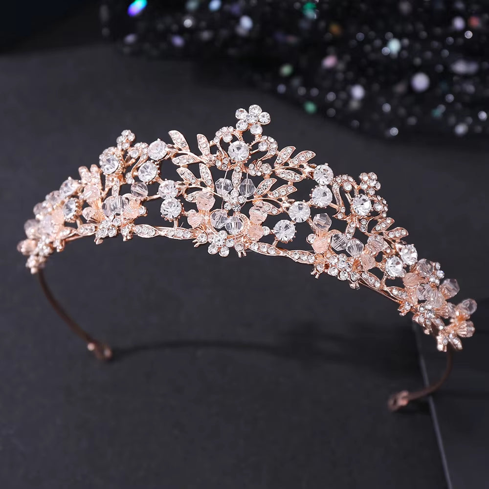 High Quality Wedding Bridal Hair Accessories Rhinestone Crystal Bling Tiaras and Wedding Crown Designer Bride Crown