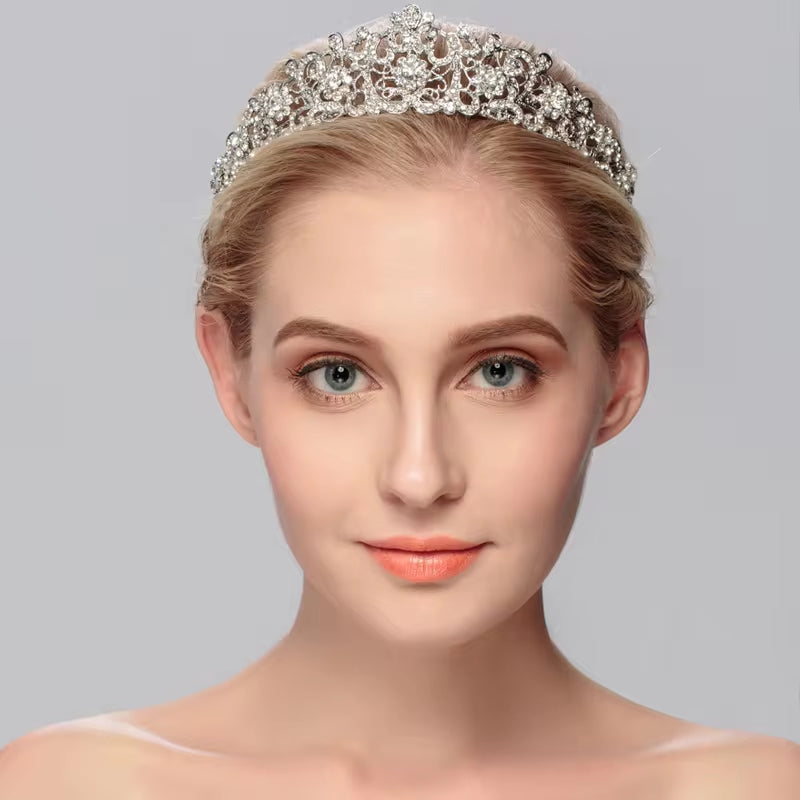 Crystal Princess Crowns Miss World Tiara Hair Accessories Manufacturers China